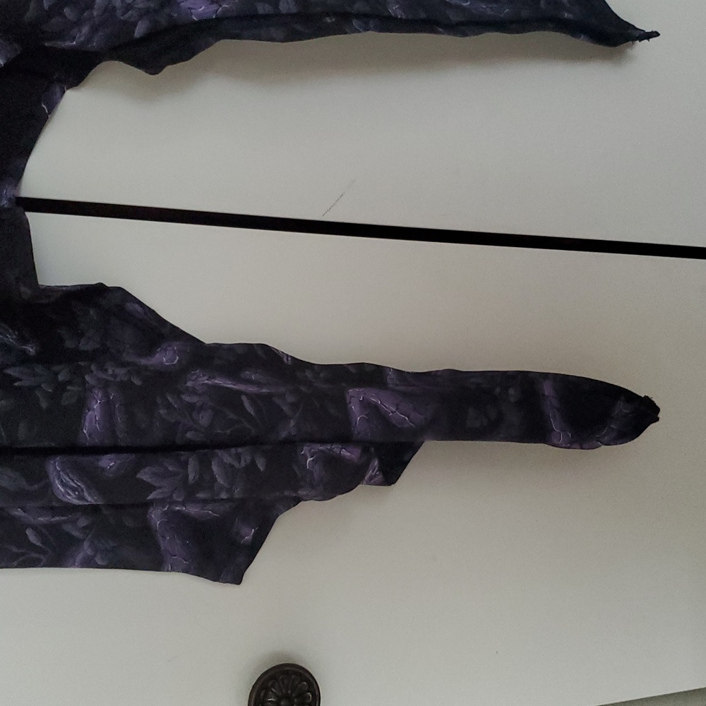 Killstar Purple Asymmetrical Skirt - Picture 7 of 16